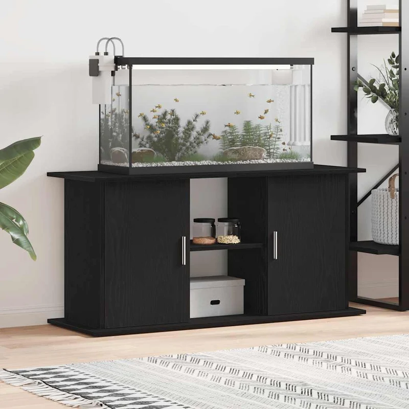 Aquariumständer aus Holzwerkstoff, 121 x 41 x 58 cm