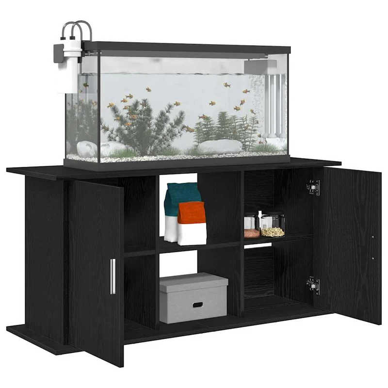 Aquariumständer aus Holzwerkstoff, 121 x 41 x 58 cm