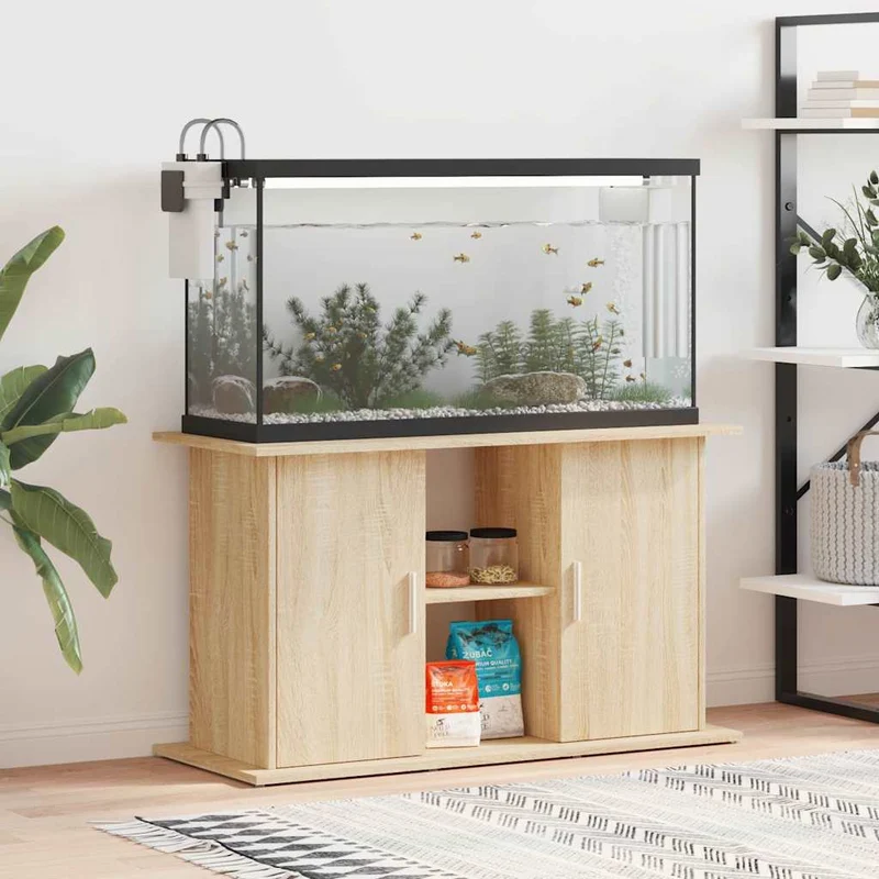 Aquariumständer aus Holzwerkstoff, 101 x 41 x 58 cm