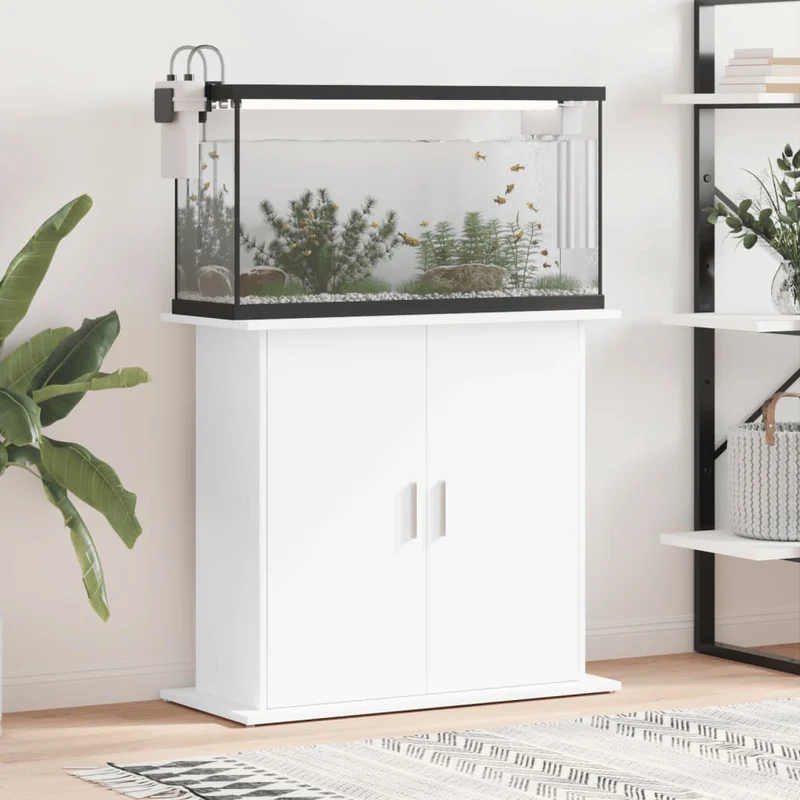 Aquariumständer aus Holzwerkstoff, 81 x 36 x 73 cm
