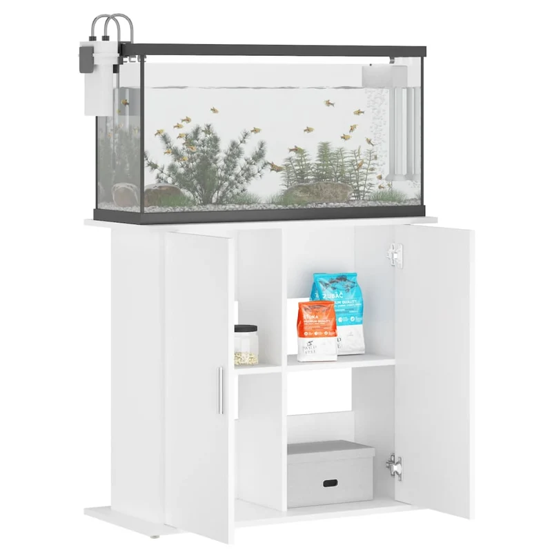 Aquariumständer aus Holzwerkstoff, 81 x 36 x 73 cm