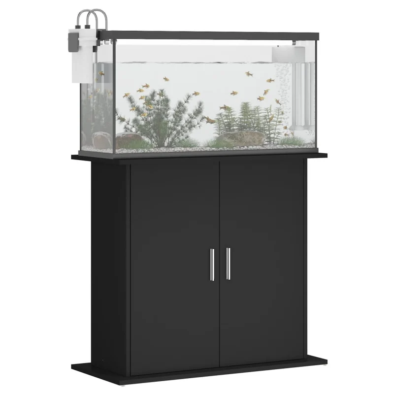 Aquariumständer aus Holzwerkstoff, 81 x 36 x 73 cm