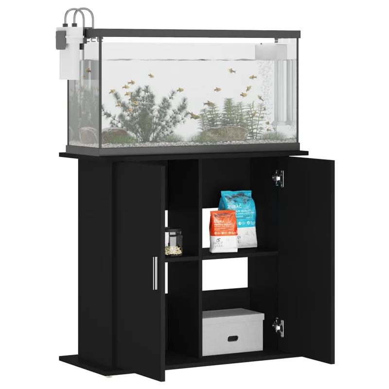 Aquariumständer aus Holzwerkstoff, 81 x 36 x 73 cm