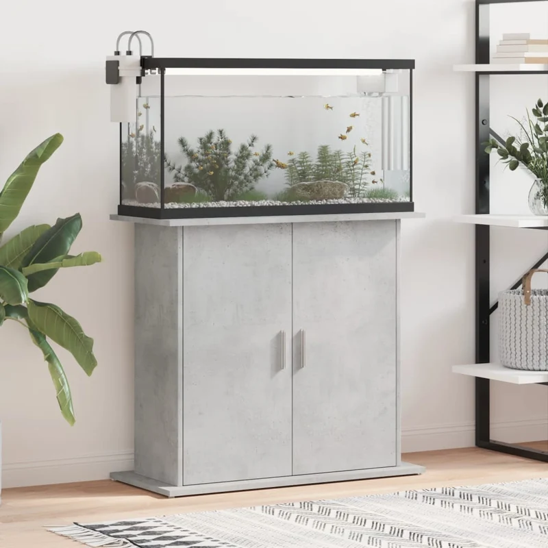 Aquariumständer aus Holzwerkstoff, 81 x 36 x 73 cm