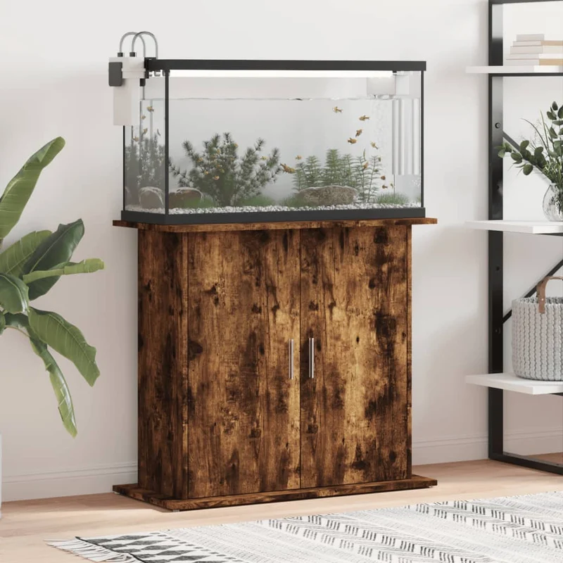 Aquariumständer aus Holzwerkstoff, 81 x 36 x 73 cm