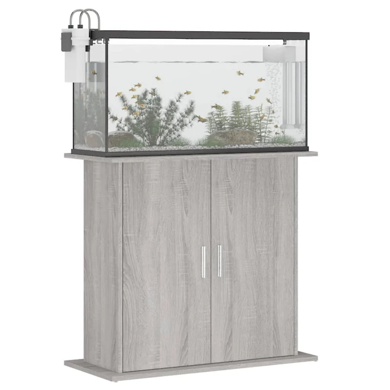 Aquariumständer aus Holzwerkstoff, 81 x 36 x 73 cm