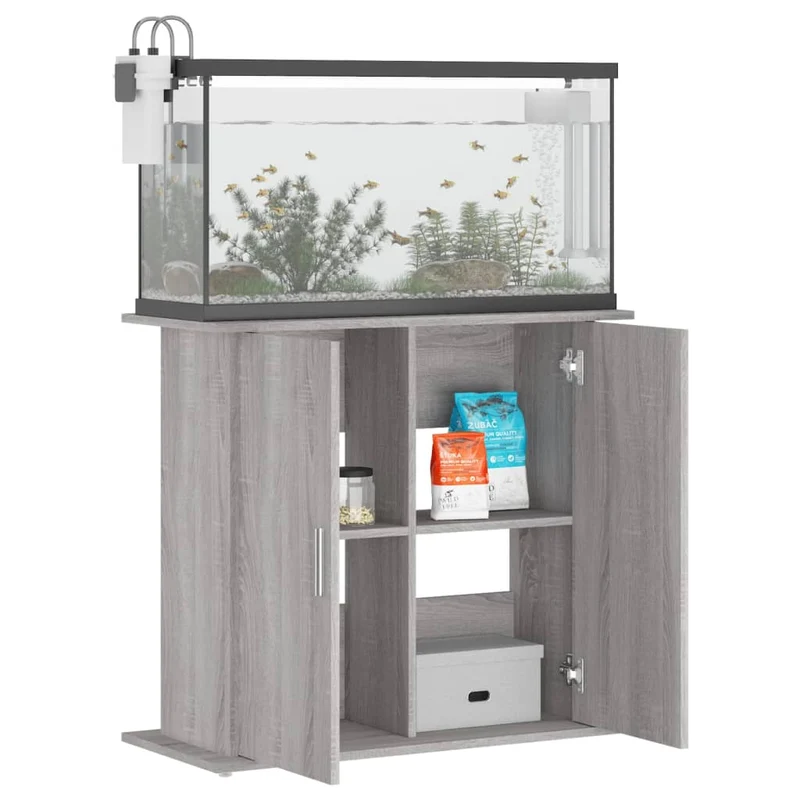 Aquariumständer aus Holzwerkstoff, 81 x 36 x 73 cm