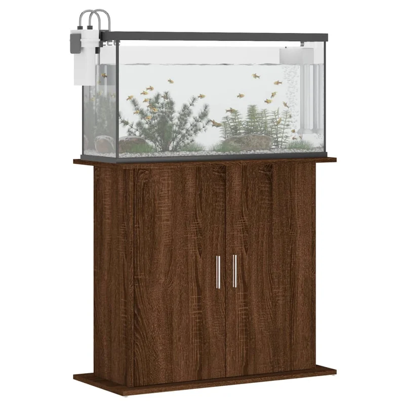 Aquariumständer aus Holzwerkstoff, 81 x 36 x 73 cm