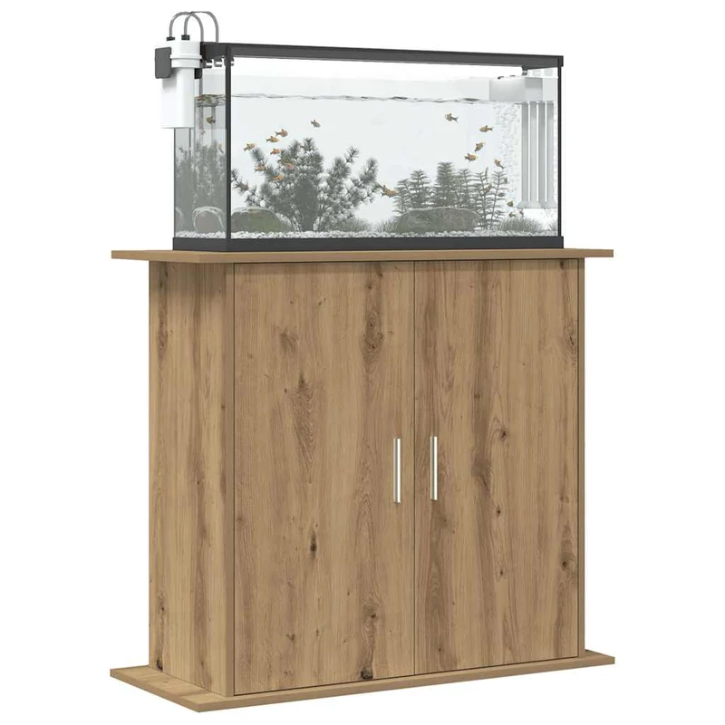 Aquariumständer aus Holzwerkstoff, 81 x 36 x 73 cm
