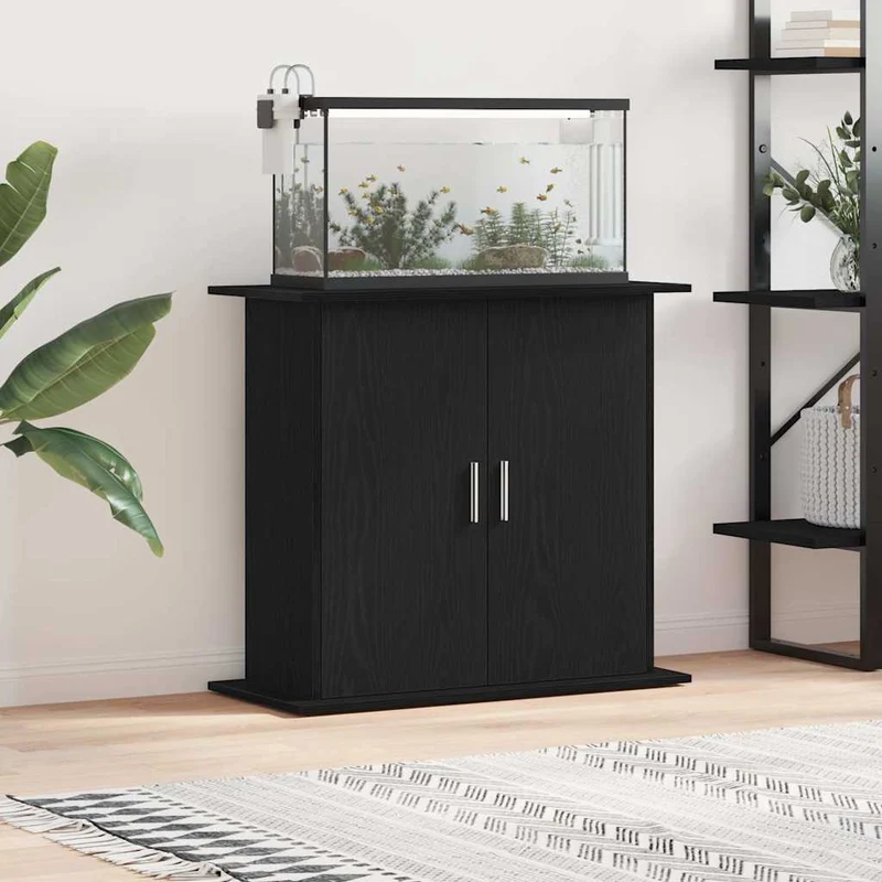 Aquariumständer aus Holzwerkstoff, 81 x 36 x 73 cm