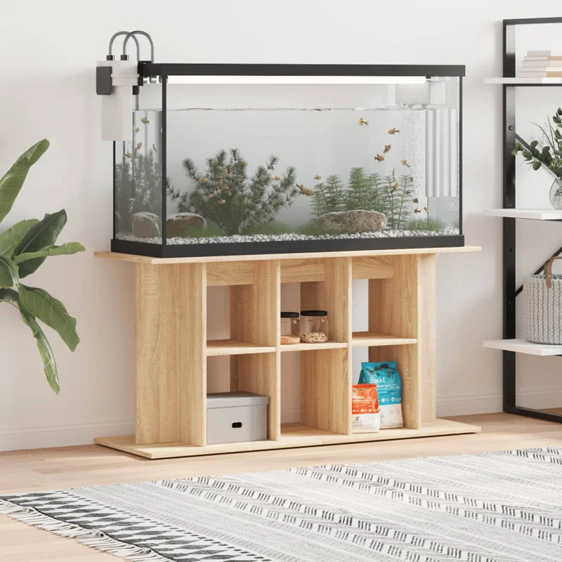 Aquariumständer aus Holzwerkstoff, 120 x 40 x 60 cm