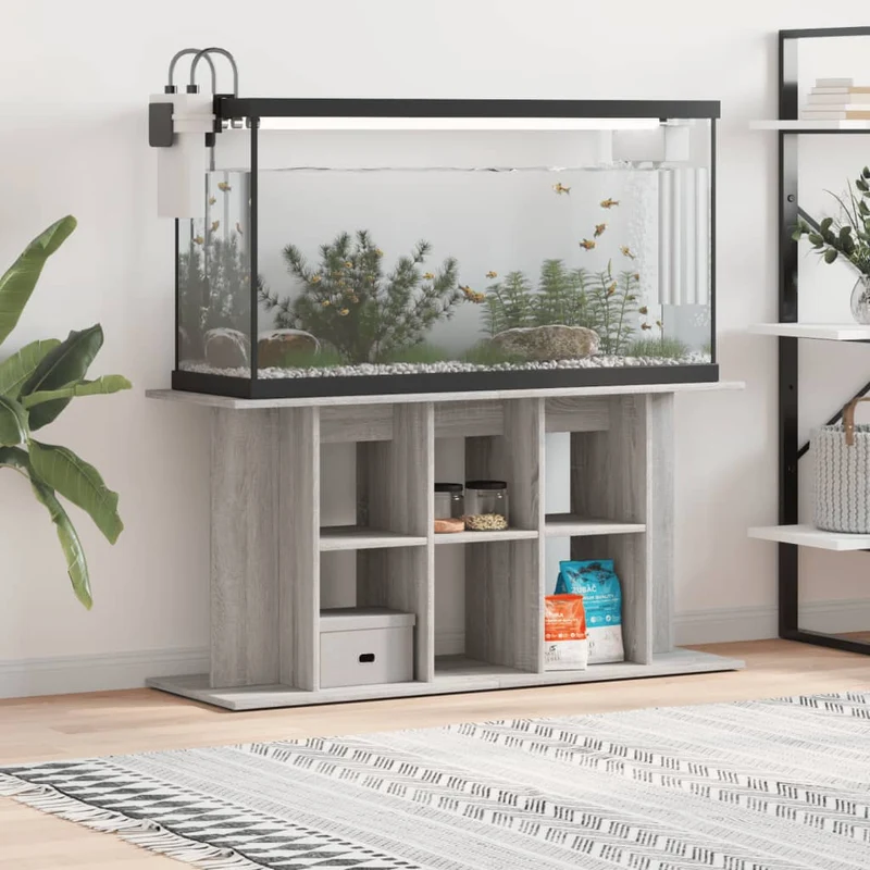 Aquariumständer aus Holzwerkstoff, 120 x 40 x 60 cm