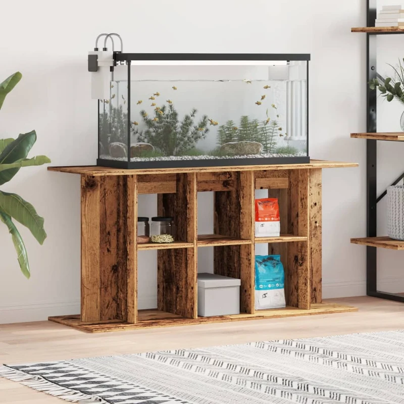 Aquariumständer aus Holzwerkstoff, 120 x 40 x 60 cm