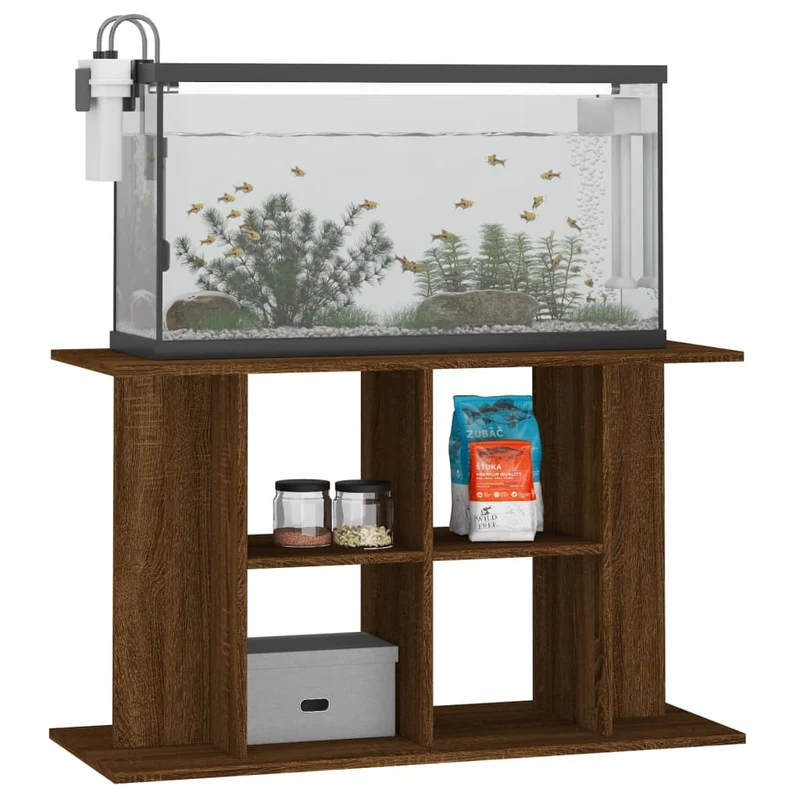 Aquariumständer aus Holzwerkstoff, 100 x 40 x 60 cm
