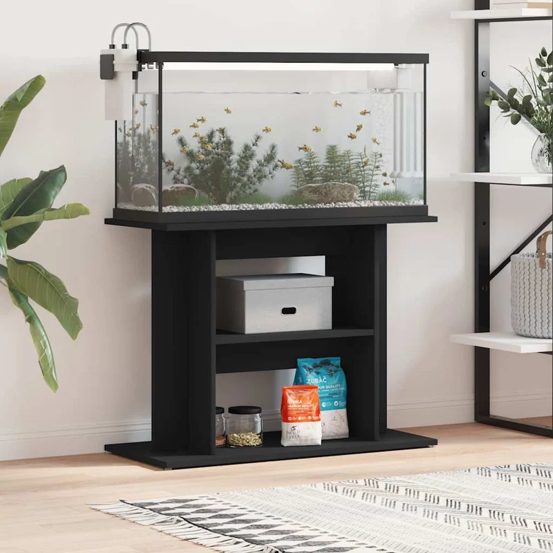 Aquariumständer aus Holzwerkstoff, 80 x 35 x 60 cm