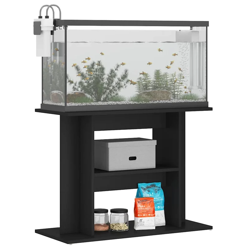 Aquariumständer aus Holzwerkstoff, 80 x 35 x 60 cm