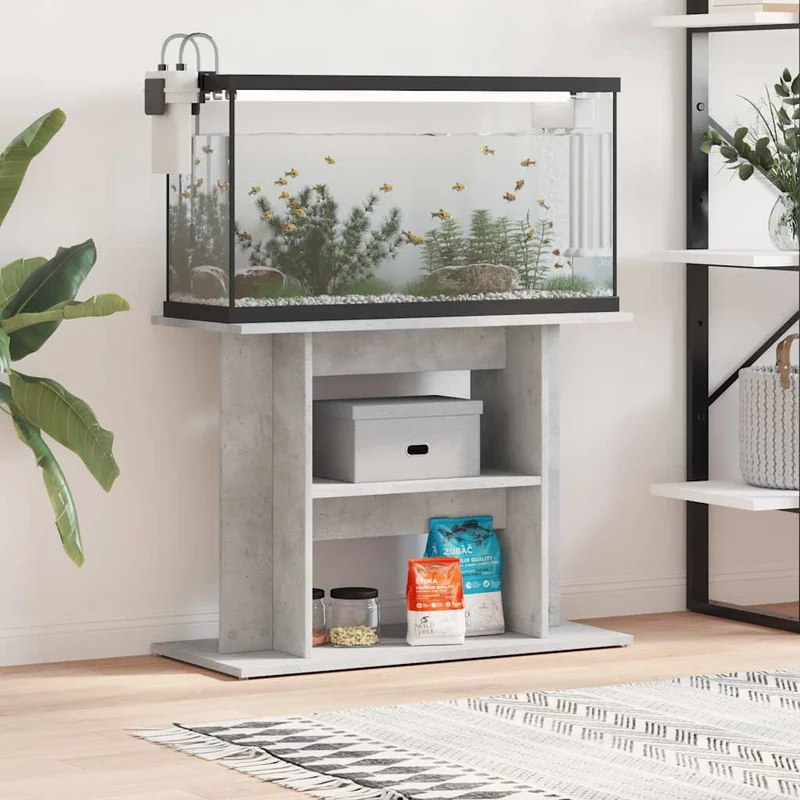 Aquariumständer aus Holzwerkstoff, 80 x 35 x 60 cm