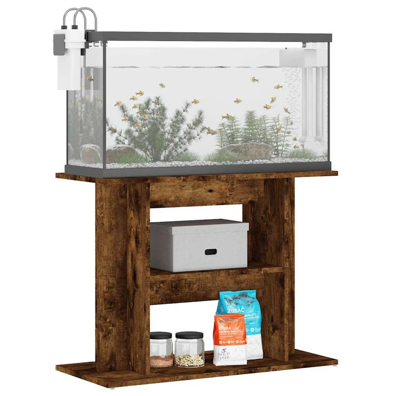Aquariumständer aus Holzwerkstoff, 80 x 35 x 60 cm