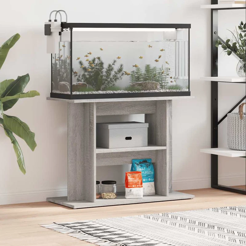 Aquariumständer aus Holzwerkstoff, 80 x 35 x 60 cm