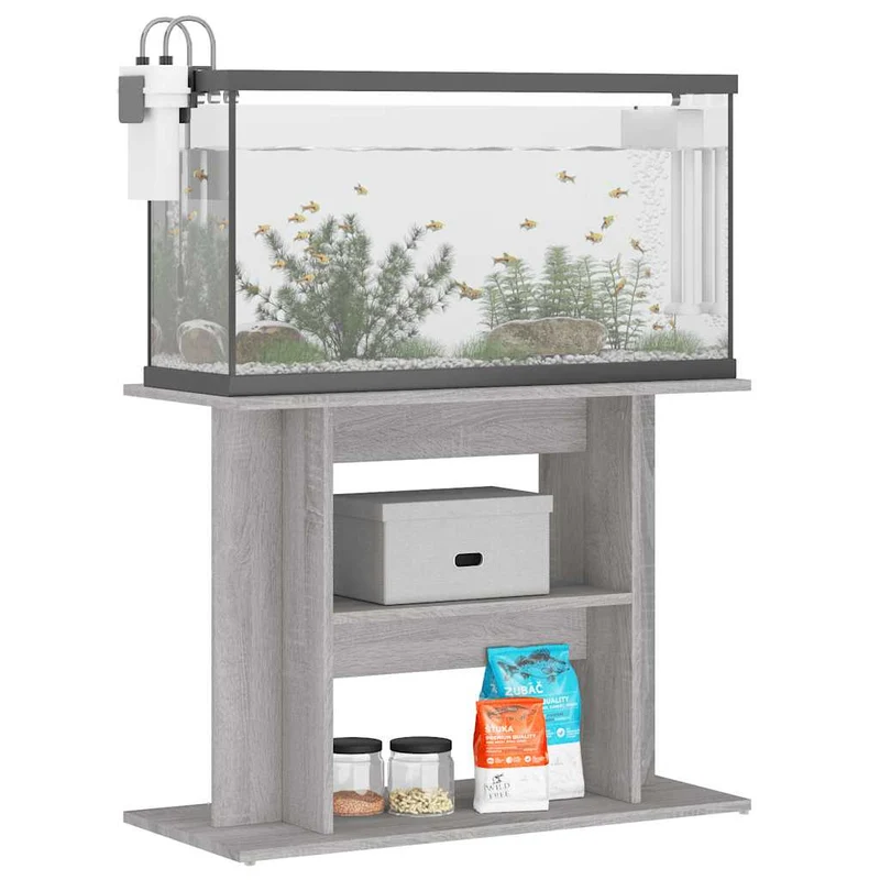 Aquariumständer aus Holzwerkstoff, 80 x 35 x 60 cm