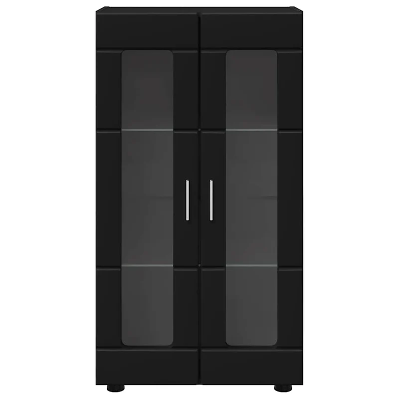 Vitrinenschrank mit Glastüren und 3 Fächern