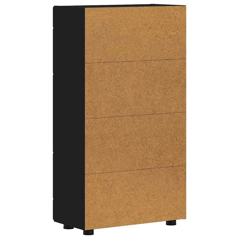 Vitrinenschrank mit Glastüren und 3 Fächern