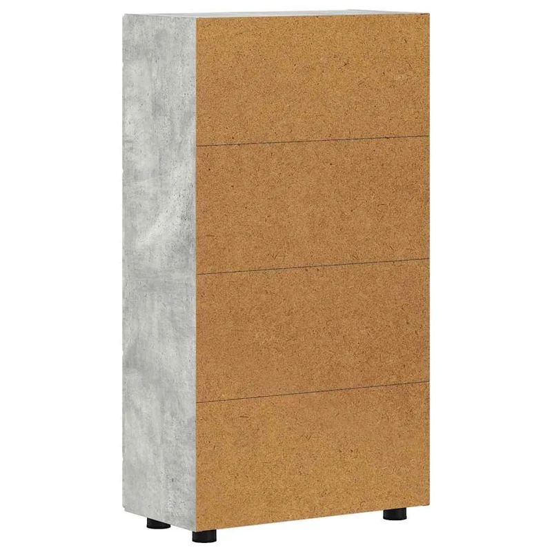 Vitrinenschrank mit Glastüren und 3 Fächern