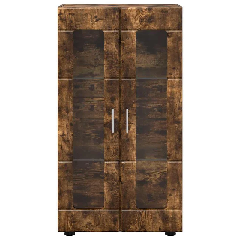 Vitrinenschrank mit Glastüren und 3 Fächern