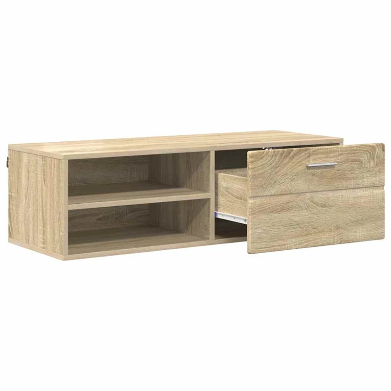Wandmontiertes Lowboard mit Schublade 100 cm