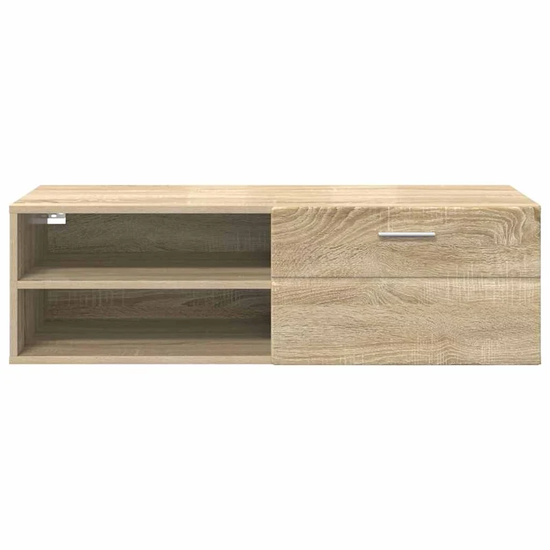 Wandmontiertes Lowboard mit Schublade 100 cm