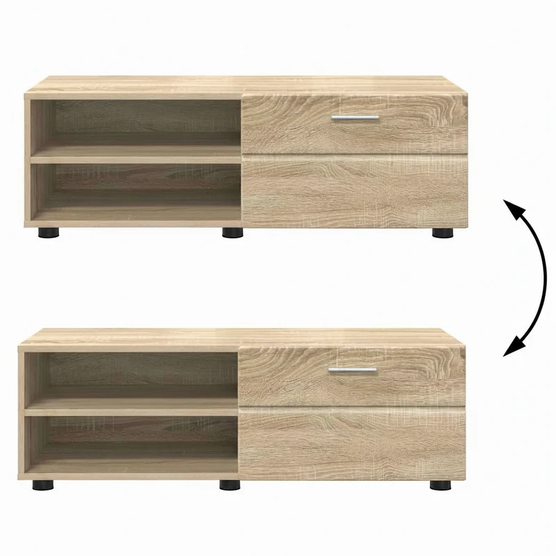 Wandmontiertes Lowboard mit Schublade 100 cm