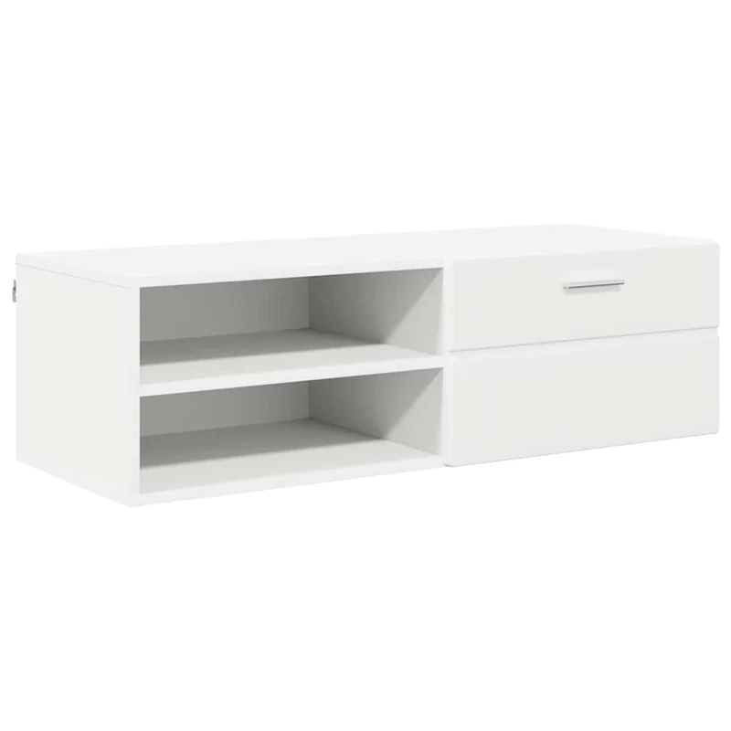 Wandmontiertes Lowboard mit Schublade 100 cm