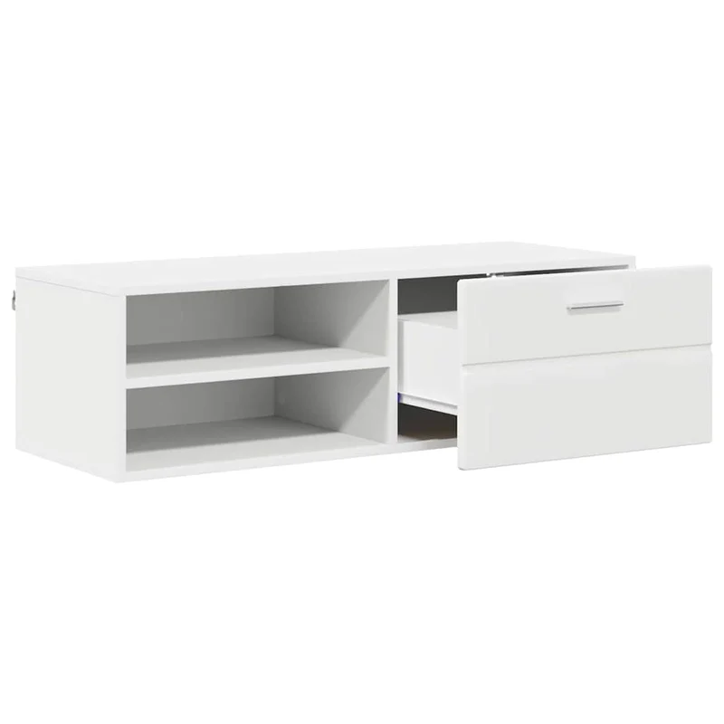 Wandmontiertes Lowboard mit Schublade 100 cm