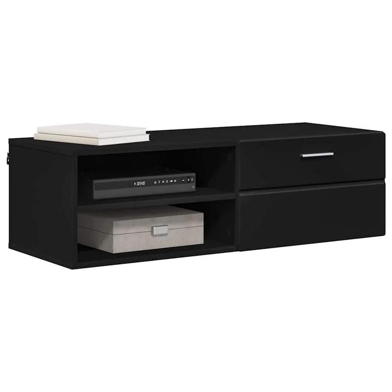 Wandmontiertes Lowboard mit Schublade 100 cm