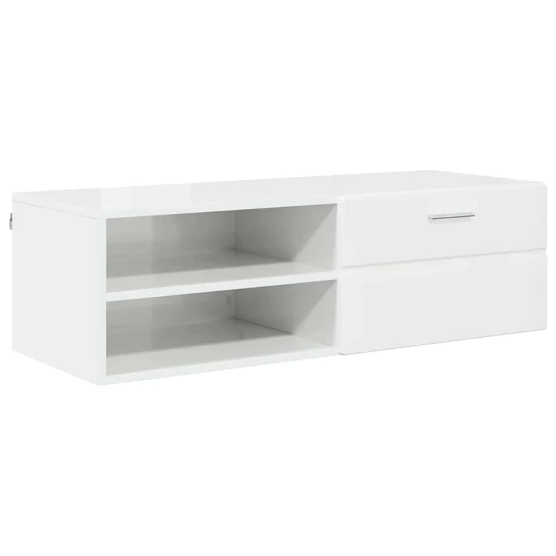 Wandmontiertes Lowboard mit Schublade 100 cm