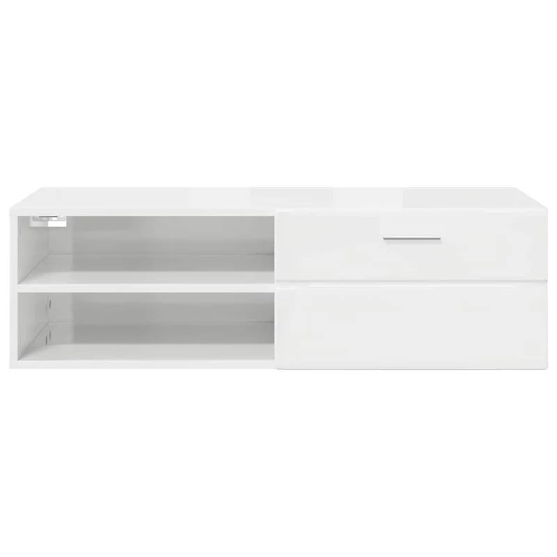 Wandmontiertes Lowboard mit Schublade 100 cm