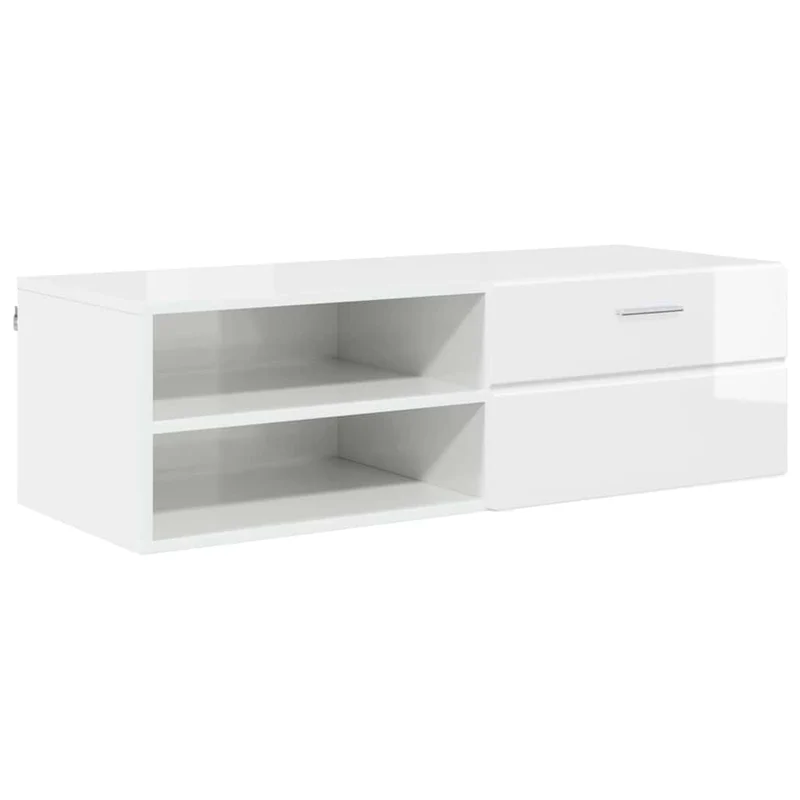 Wandmontiertes Lowboard mit Schublade 100 cm