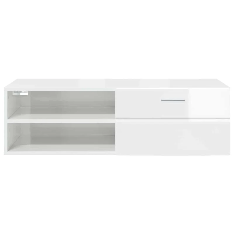 Wandmontiertes Lowboard mit Schublade 100 cm