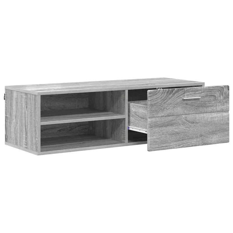 Wandmontiertes Lowboard mit Schublade 100 cm