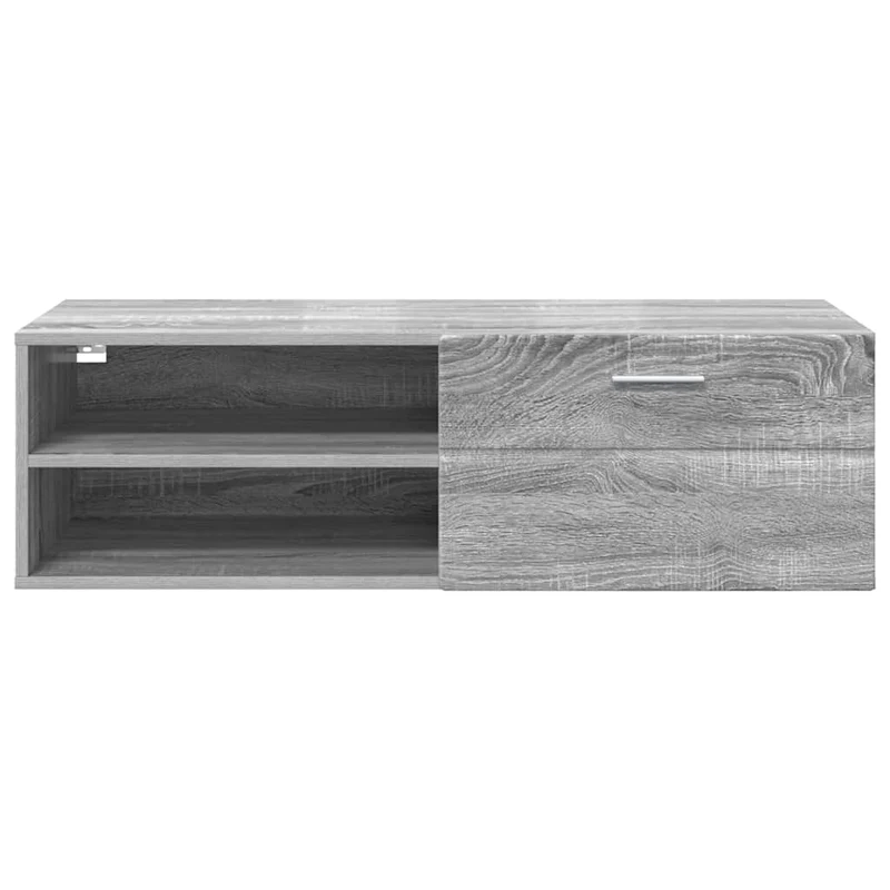 Wandmontiertes Lowboard mit Schublade 100 cm