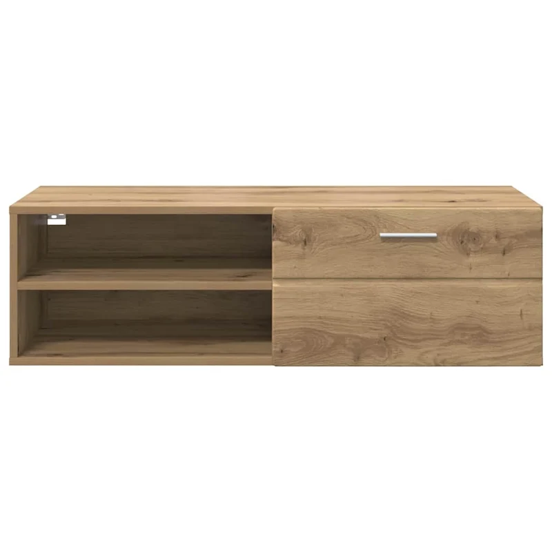 Wandmontiertes Lowboard mit Schublade 100 cm