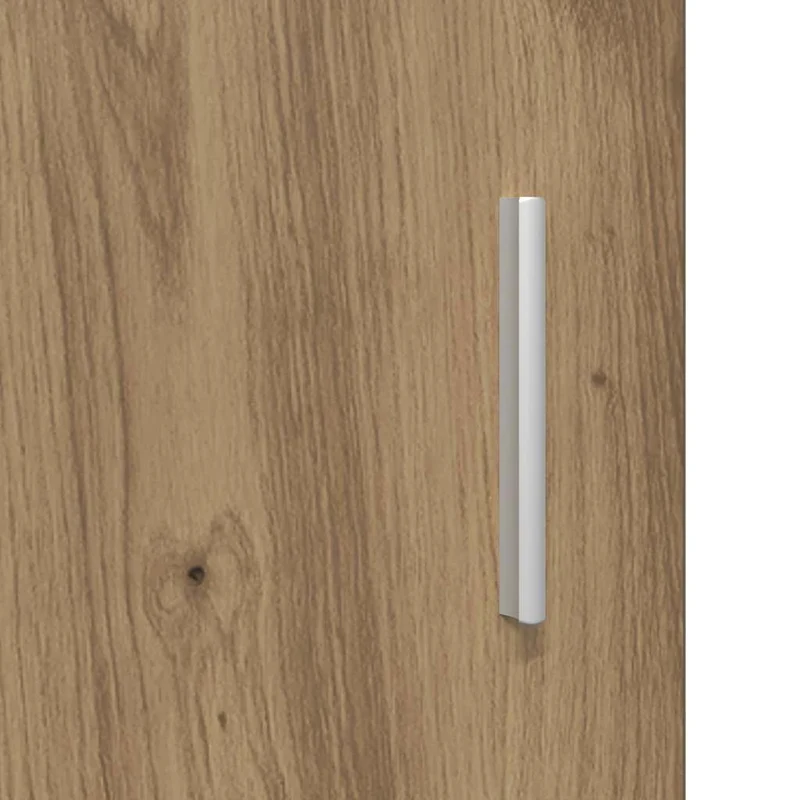Wandschrank mit Glastür und -böden - 100 cm