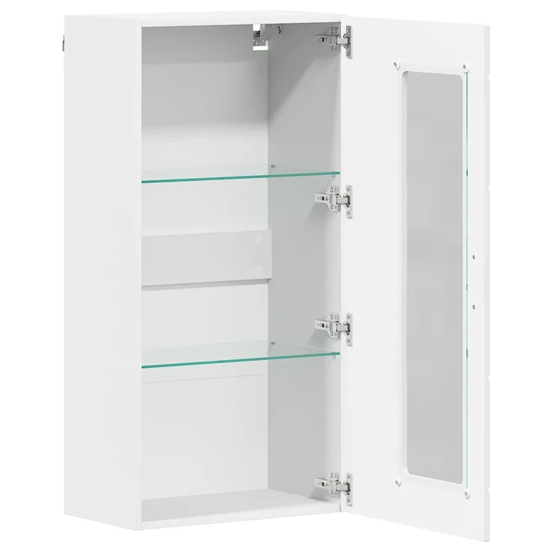 Wandschrank mit Glastür und -böden - 100 cm