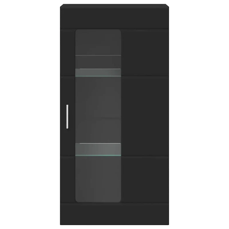 Wandschrank mit Glastür und -böden - 100 cm