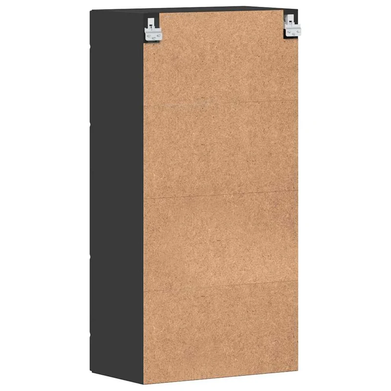 Wandschrank mit Glastür und -böden - 100 cm