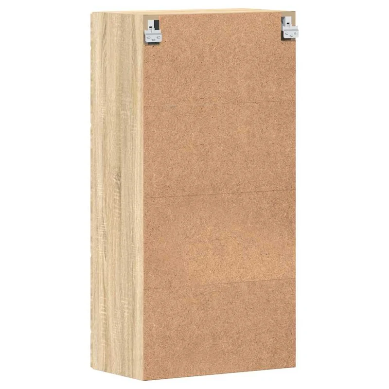 Wandschrank mit Glastür und -böden - 100 cm