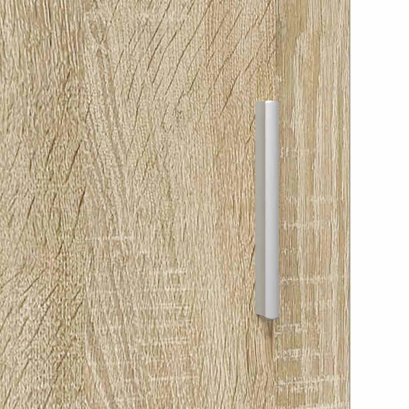Wandschrank mit Glastür und -böden - 100 cm