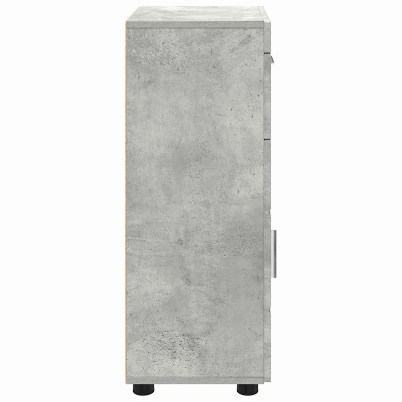 Wandschrank mit Glastür und -böden - 100 cm
