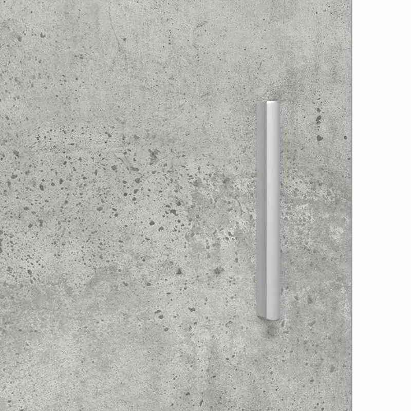 Wandschrank mit Glastür und -böden - 100 cm