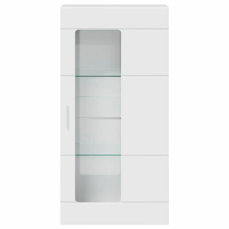 Wandschrank mit Glastür und -böden - 100 cm